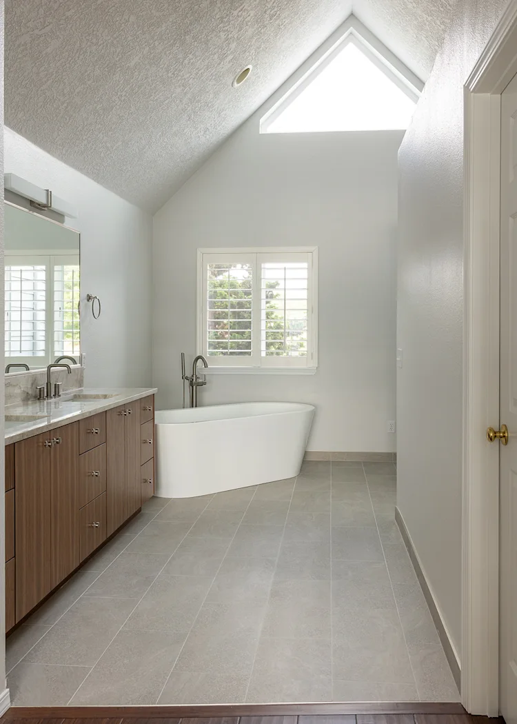 Mid-Century-Inspired Kitchen and Two-Bath Remodel in Vancouver, WA