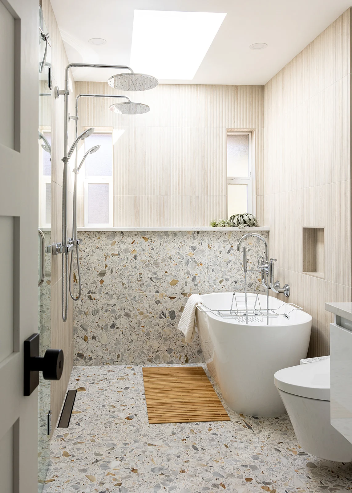 Wet-Room Primary Bath and Modern Secondary Bath Remodel in Vancouver, WA — after