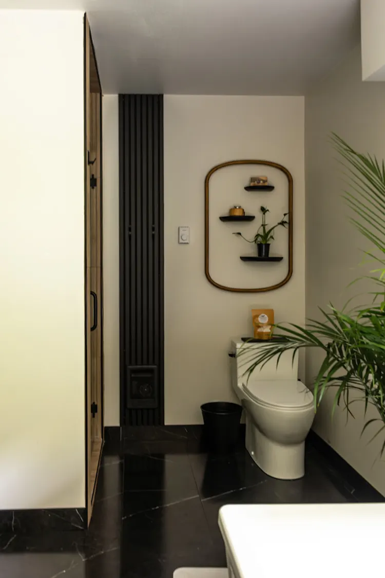 Modern Biophilic Primary Bath Remodel in Vancouver, WA