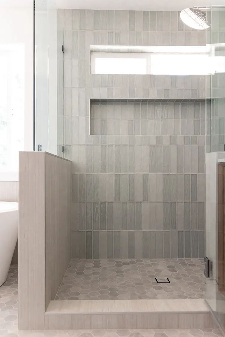 Mid-Century Modern Primary Bath Remodel in Vancouver, WA