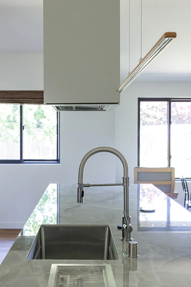 Minimalist Modern Kitchen and Living Remodel in Vancouver, WA