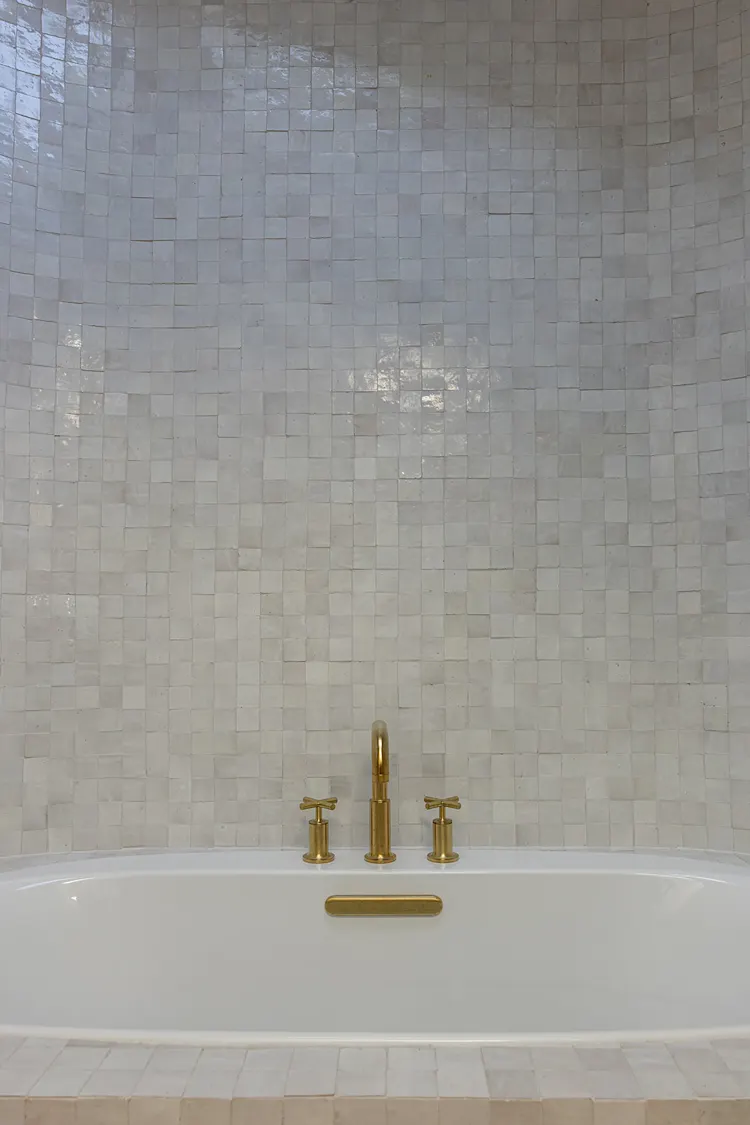 Arched Zellige Wet Room and Designer Powder Bath Remodel in Vancouver, WA