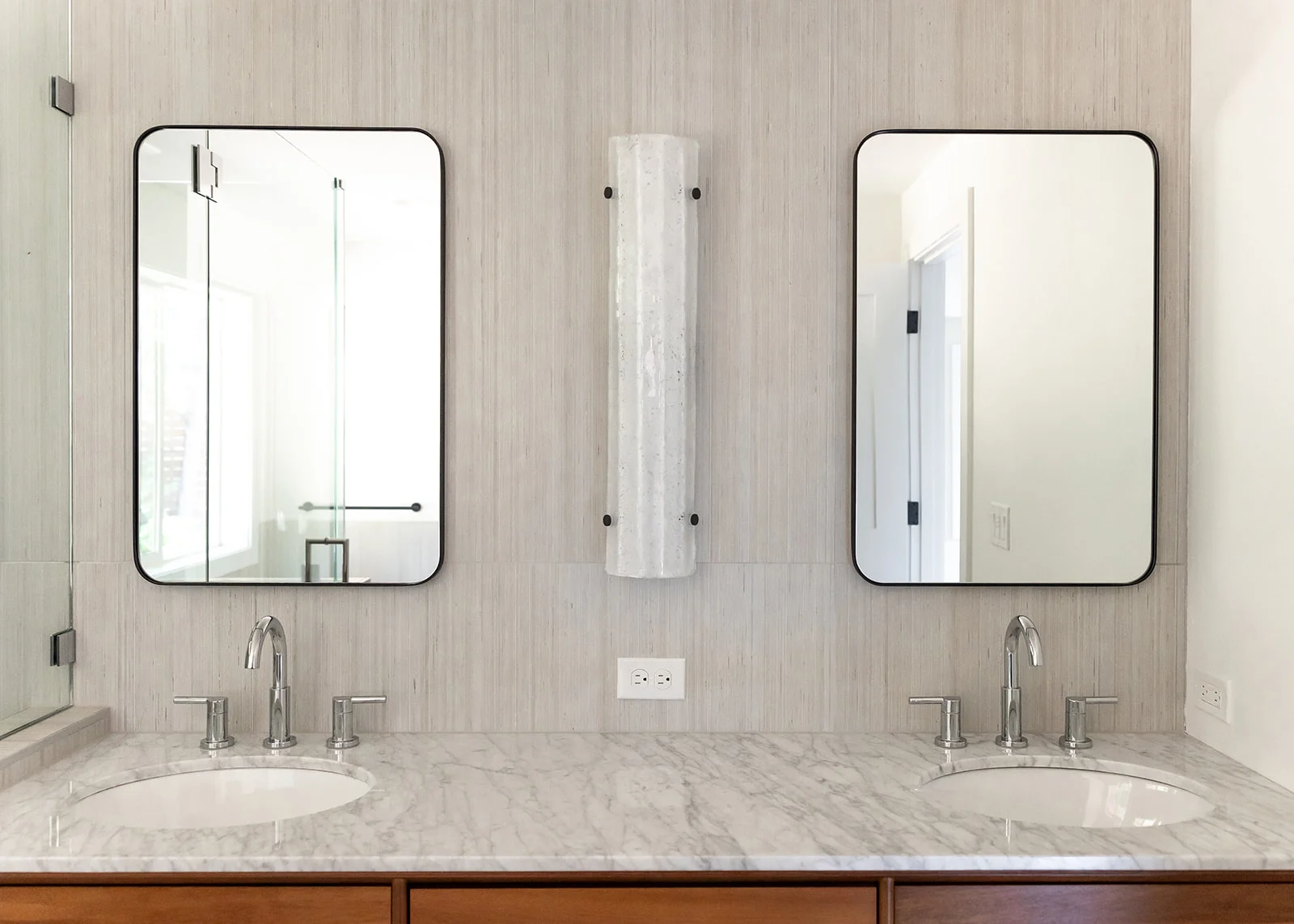 Mid-Century Modern Primary Bath Remodel in Vancouver, WA