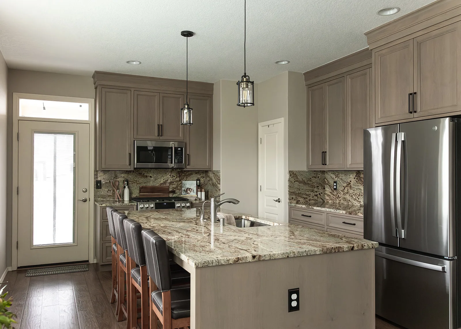 Gray-Stained Kitchen and Bath Remodel in Battle Ground, WA