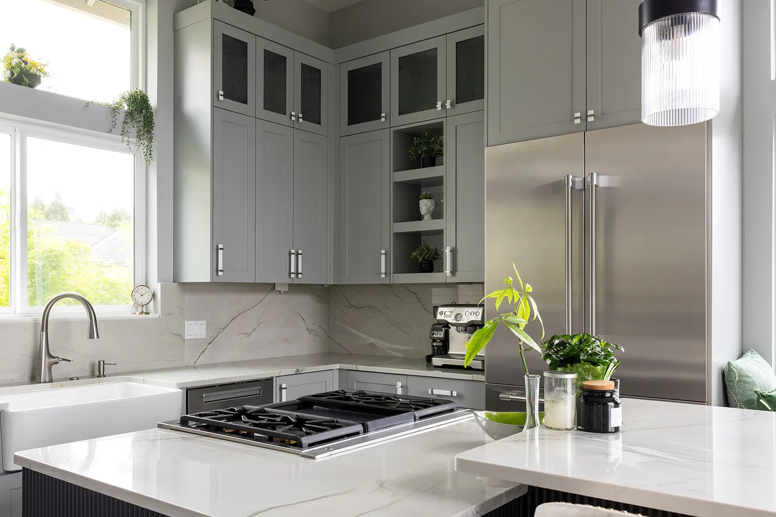 Modern Gray Kitchen Remodel in Camas, WA