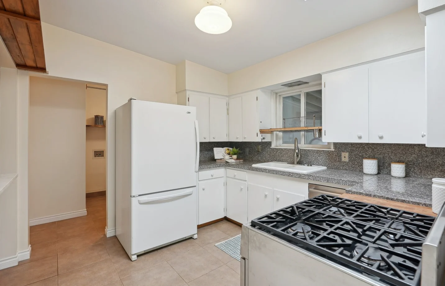 Two-Tone Cherry and Sage Kitchen Remodel in Vancouver, WA — before