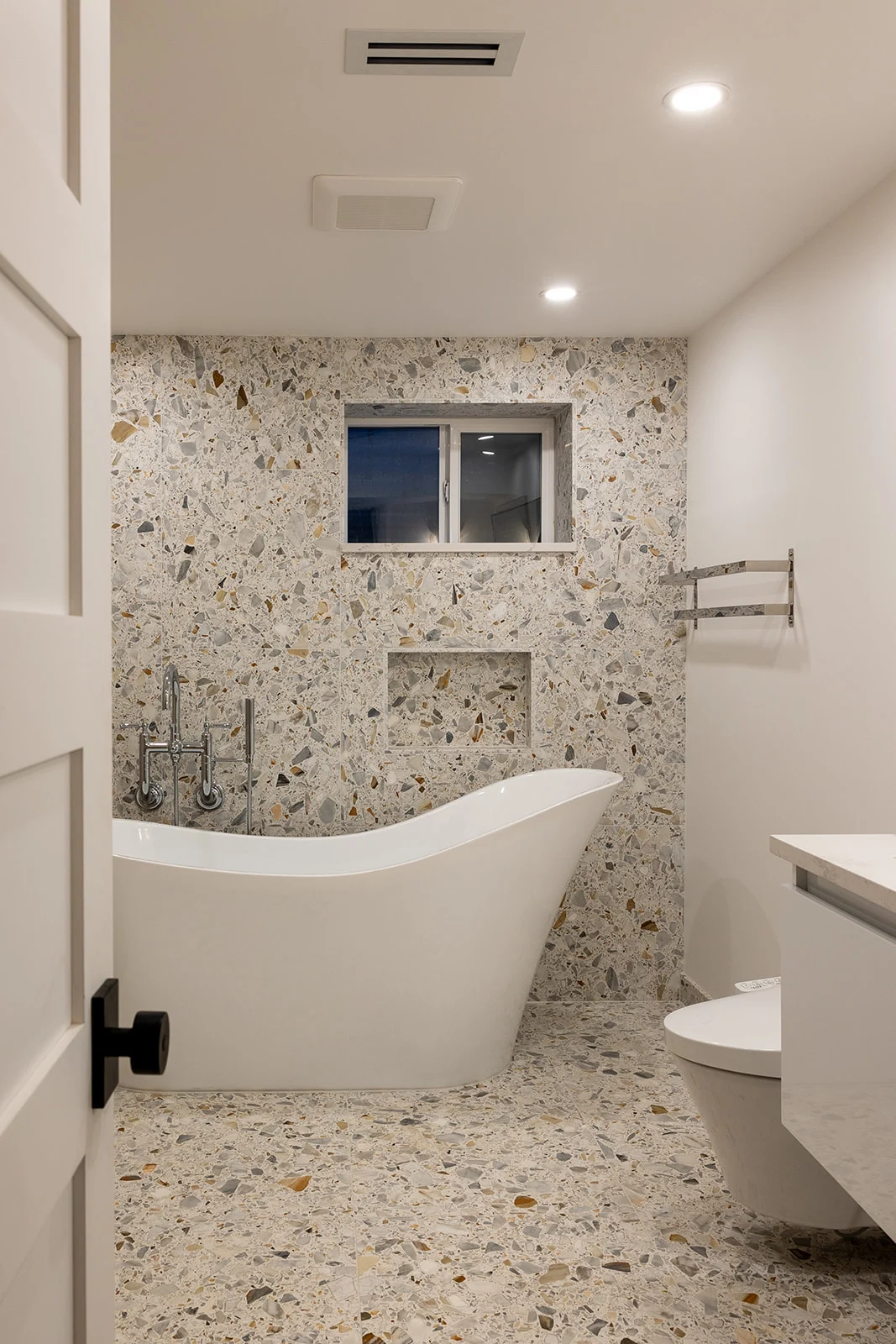 Wet-Room Primary Bath and Modern Secondary Bath Remodel in Vancouver, WA — after