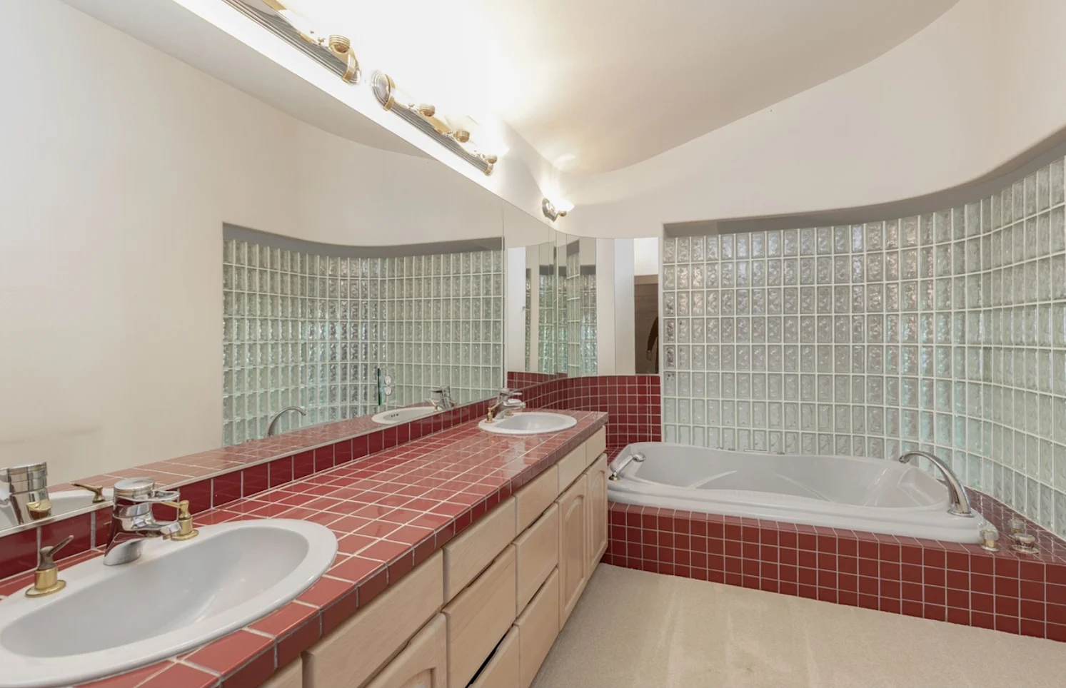 Arched Zellige Wet Room and Designer Powder Bath Remodel in Vancouver, WA — before