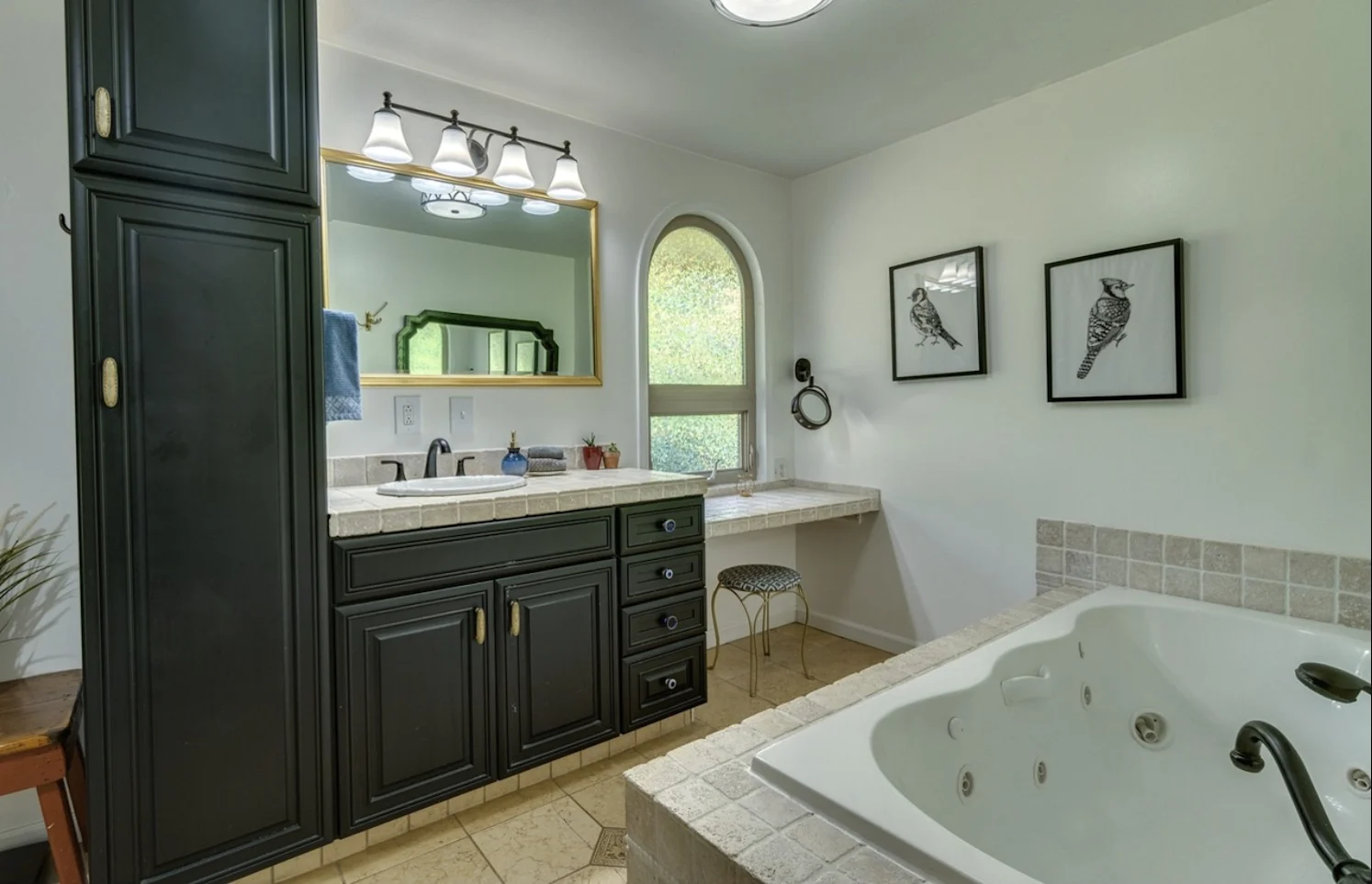 Modern Biophilic Primary Bath Remodel in Vancouver, WA — before