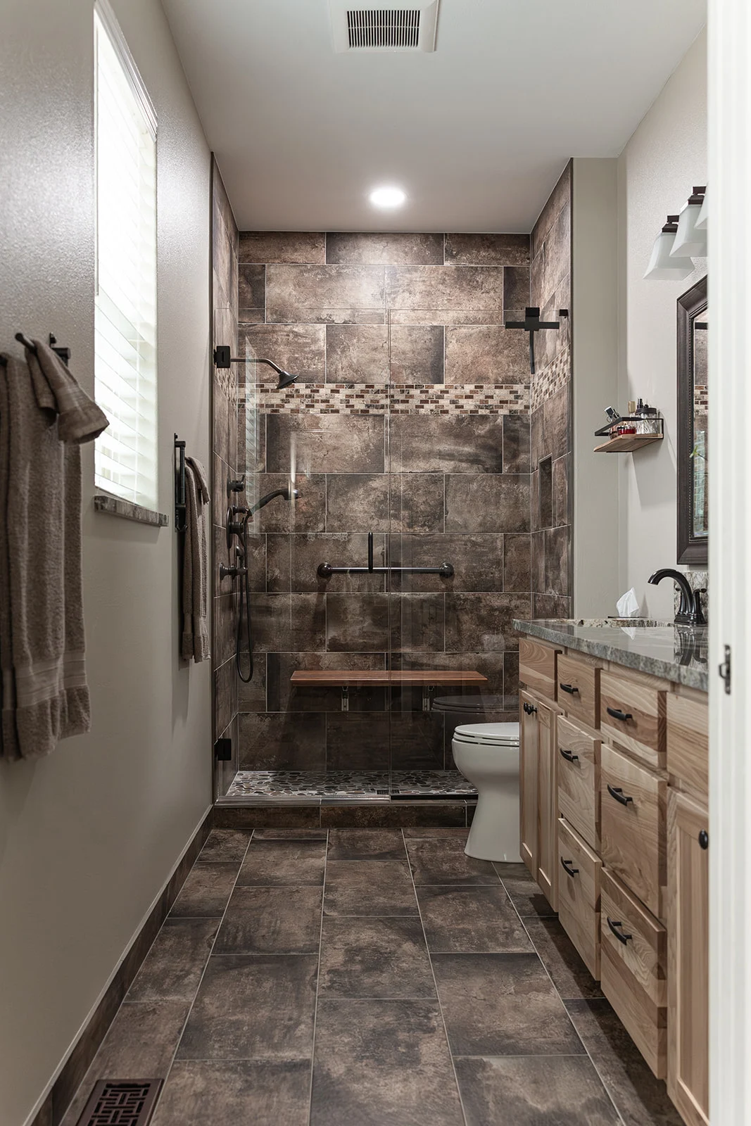 Gray-Stained Kitchen and Bath Remodel in Battle Ground, WA — after