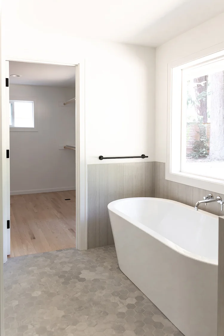 Mid-Century Modern Primary Bath Remodel in Vancouver, WA
