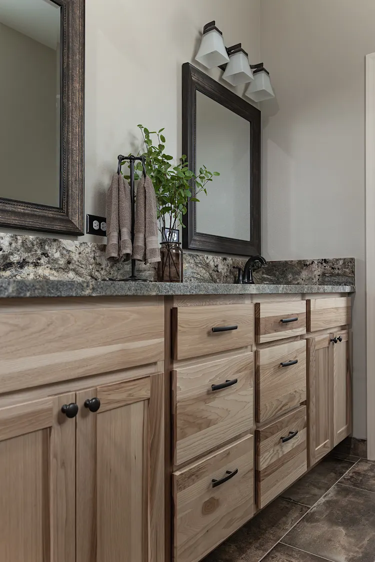 Gray-Stained Kitchen and Bath Remodel in Battle Ground, WA
