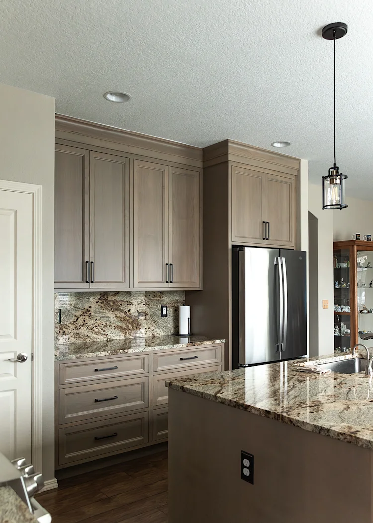 Gray-Stained Kitchen and Bath Remodel in Battle Ground, WA