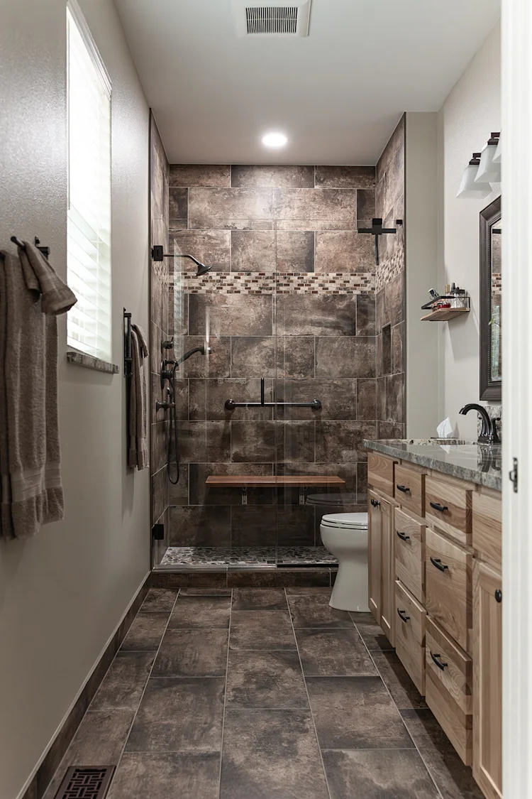 Gray-Stained Kitchen and Bath Remodel in Battle Ground, WA