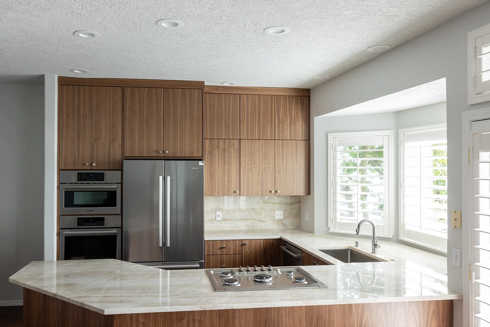 Mid-Century-Inspired Kitchen and Two-Bath Remodel in Vancouver, WA