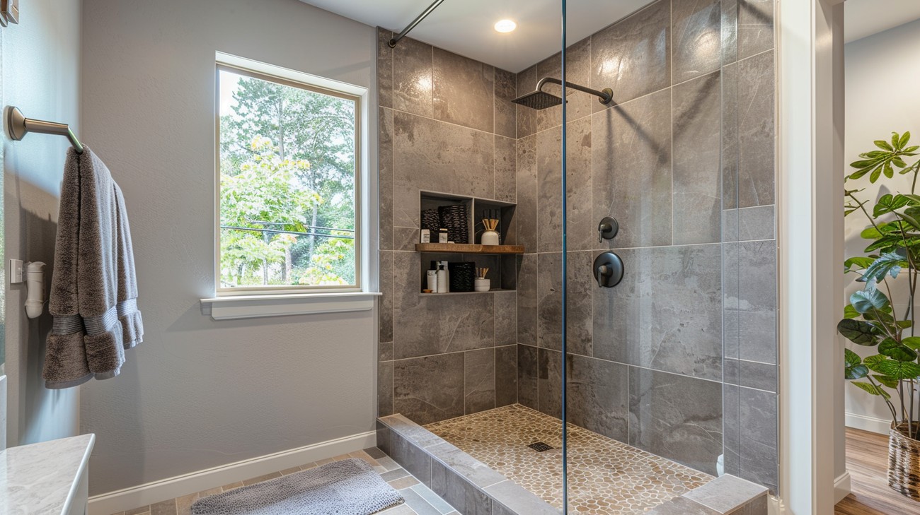 shower niche photo