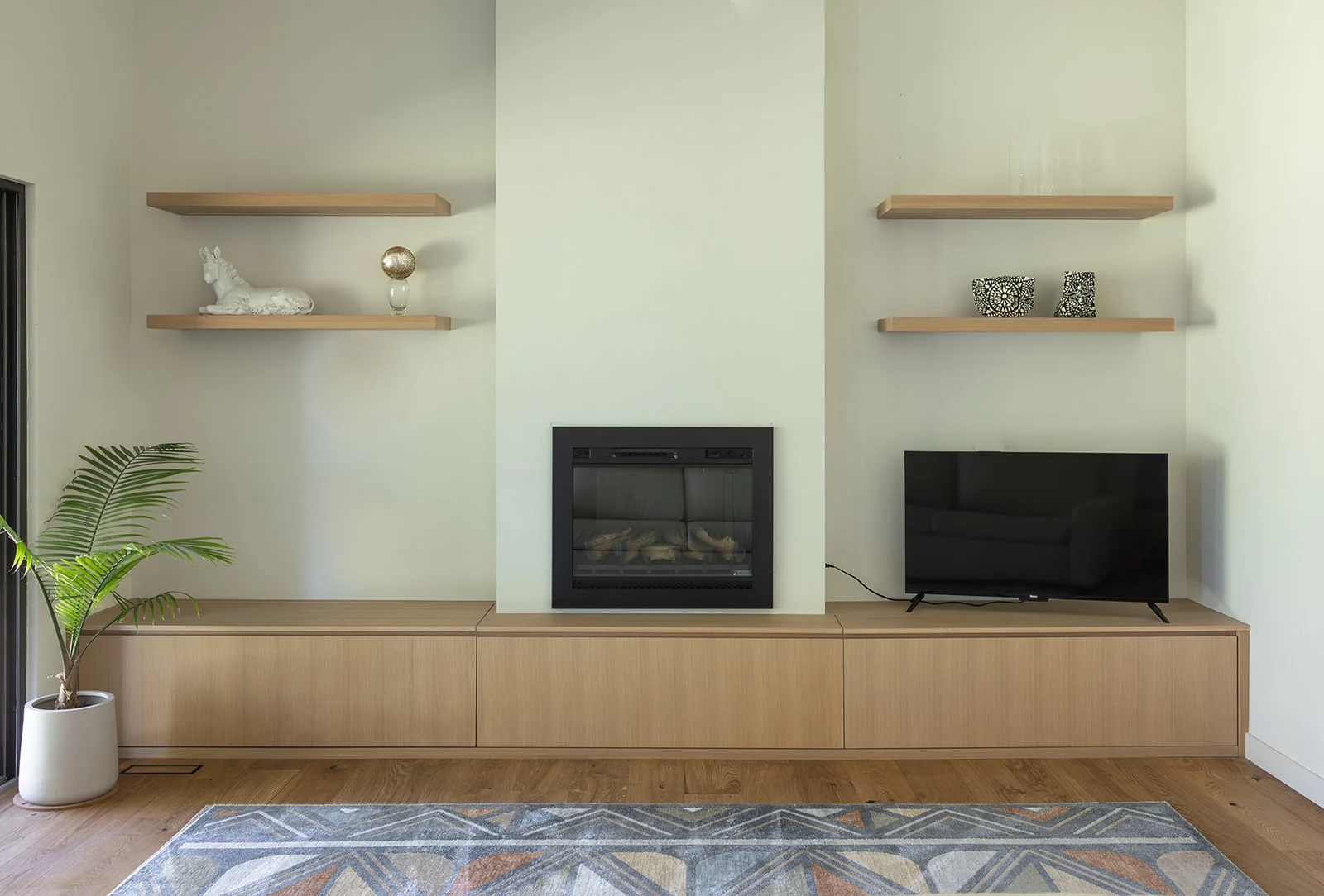 Minimalist Modern Kitchen and Living Remodel in Vancouver, WA — after