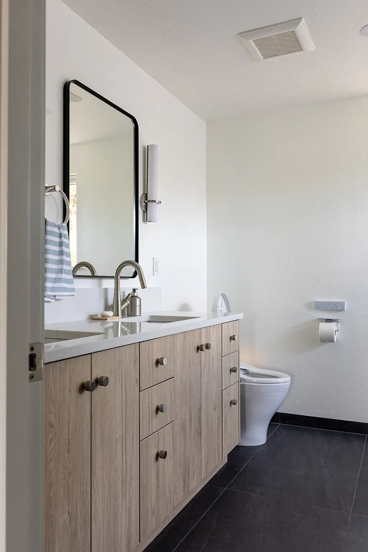 Minimalist Primary and Guest Bath Remodel in Camas, WA