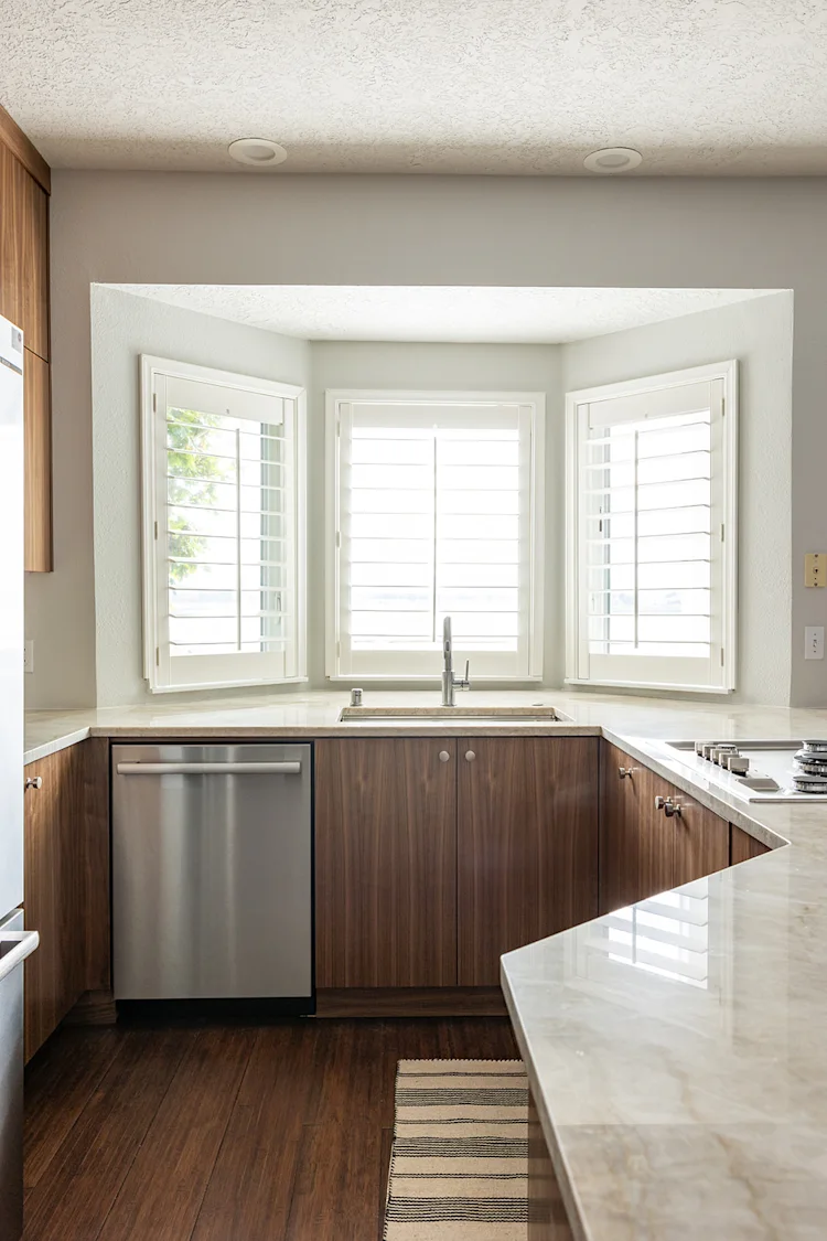 Mid-Century-Inspired Kitchen and Two-Bath Remodel in Vancouver, WA