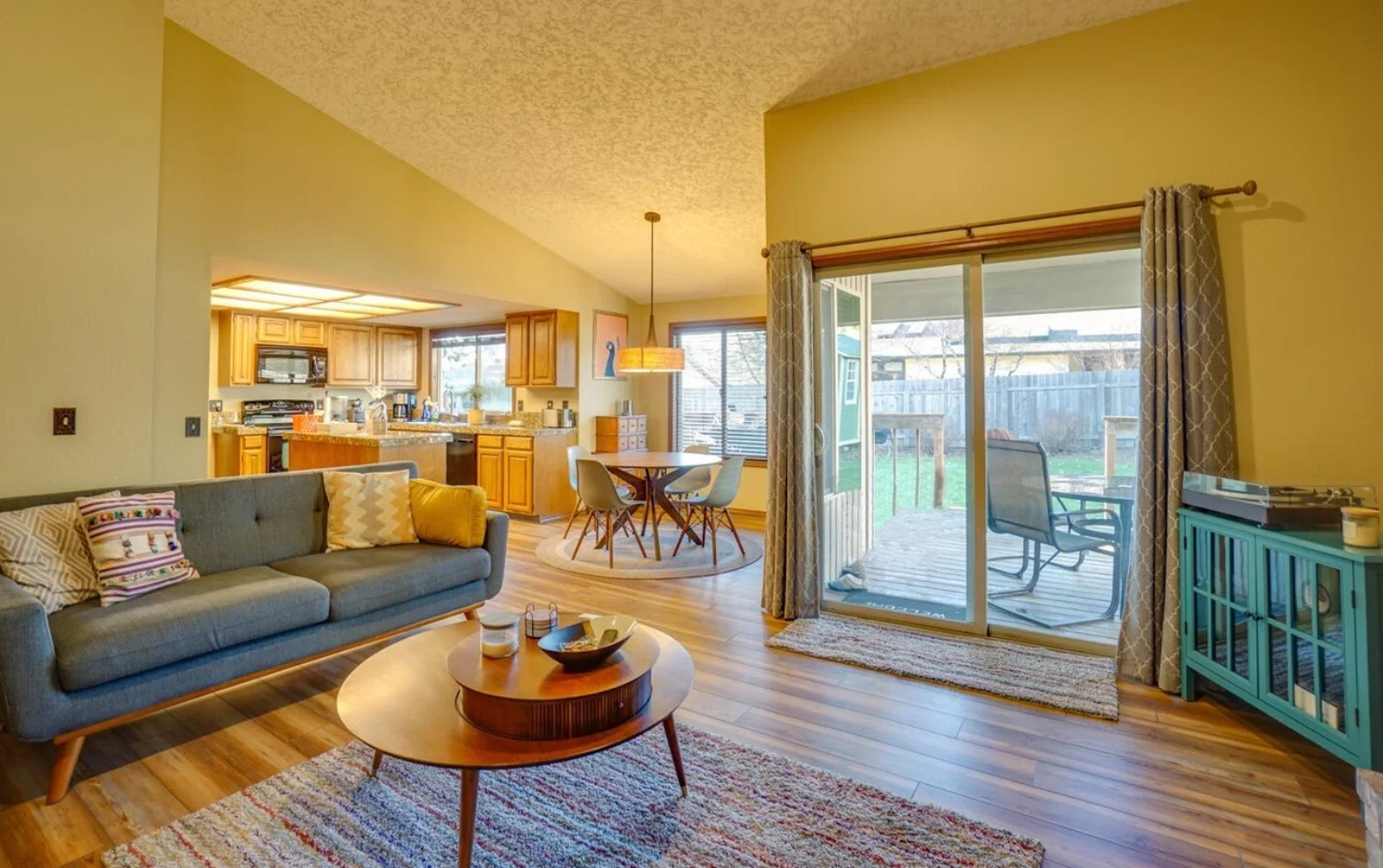 Minimalist Modern Kitchen and Living Remodel in Vancouver, WA — before