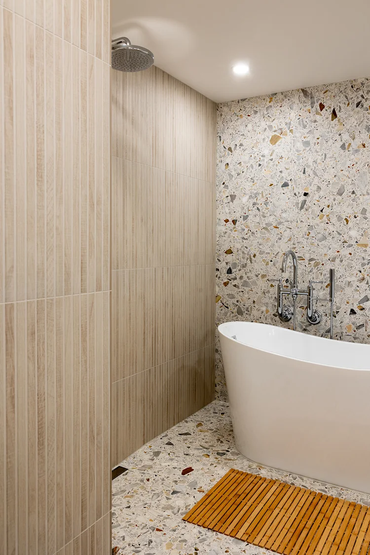 Wet-Room Primary Bath and Modern Secondary Bath Remodel in Vancouver, WA