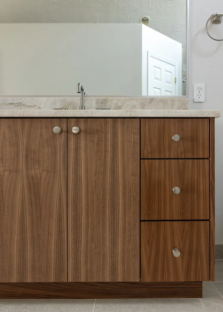 Mid-Century-Inspired Kitchen and Two-Bath Remodel in Vancouver, WA
